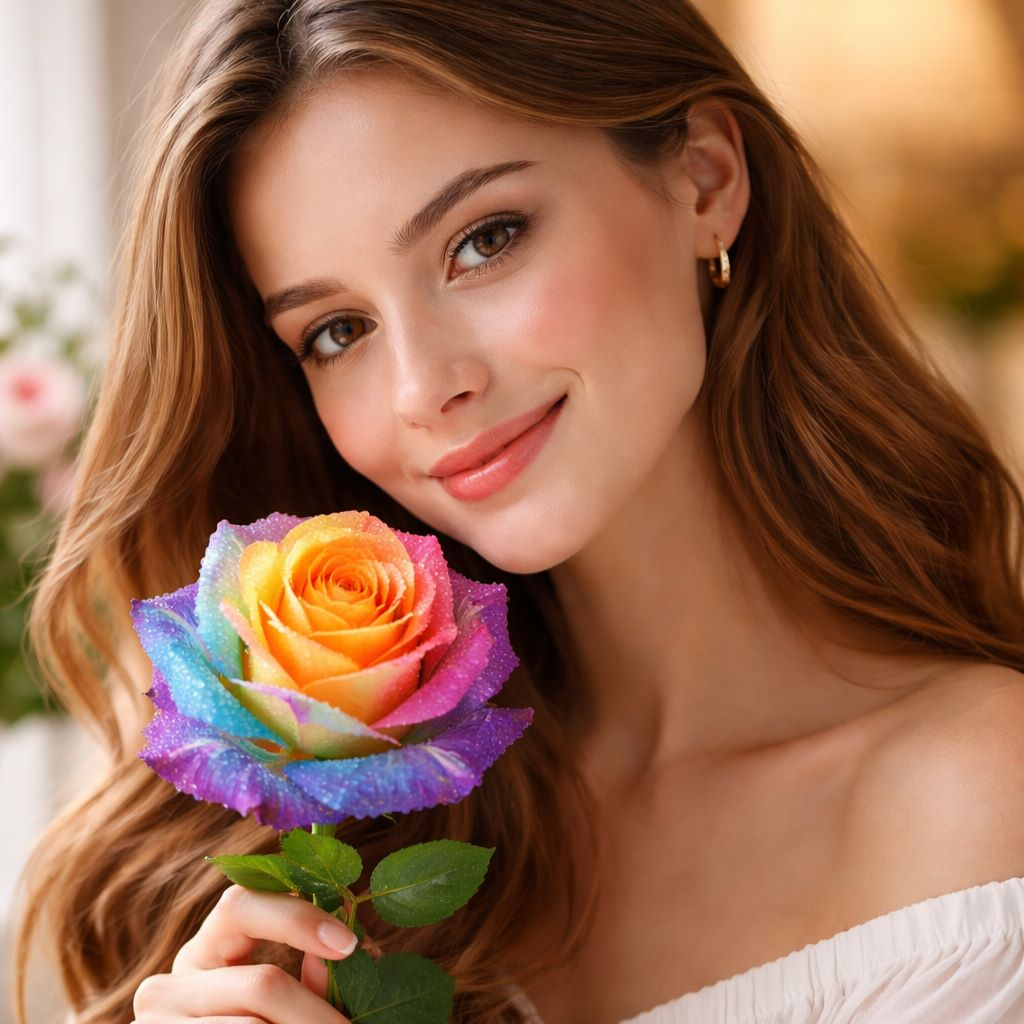 🌈 Grow Your Own Rainbow Roses That Don’t Look Real-QDL