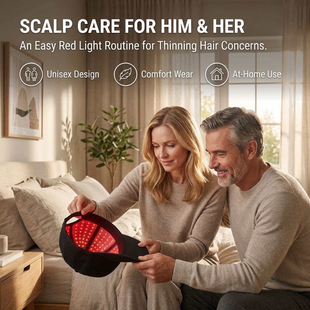Thinning Hair? Don’t Wait — Wear This Red Light Cap at Home Tonight-QDL