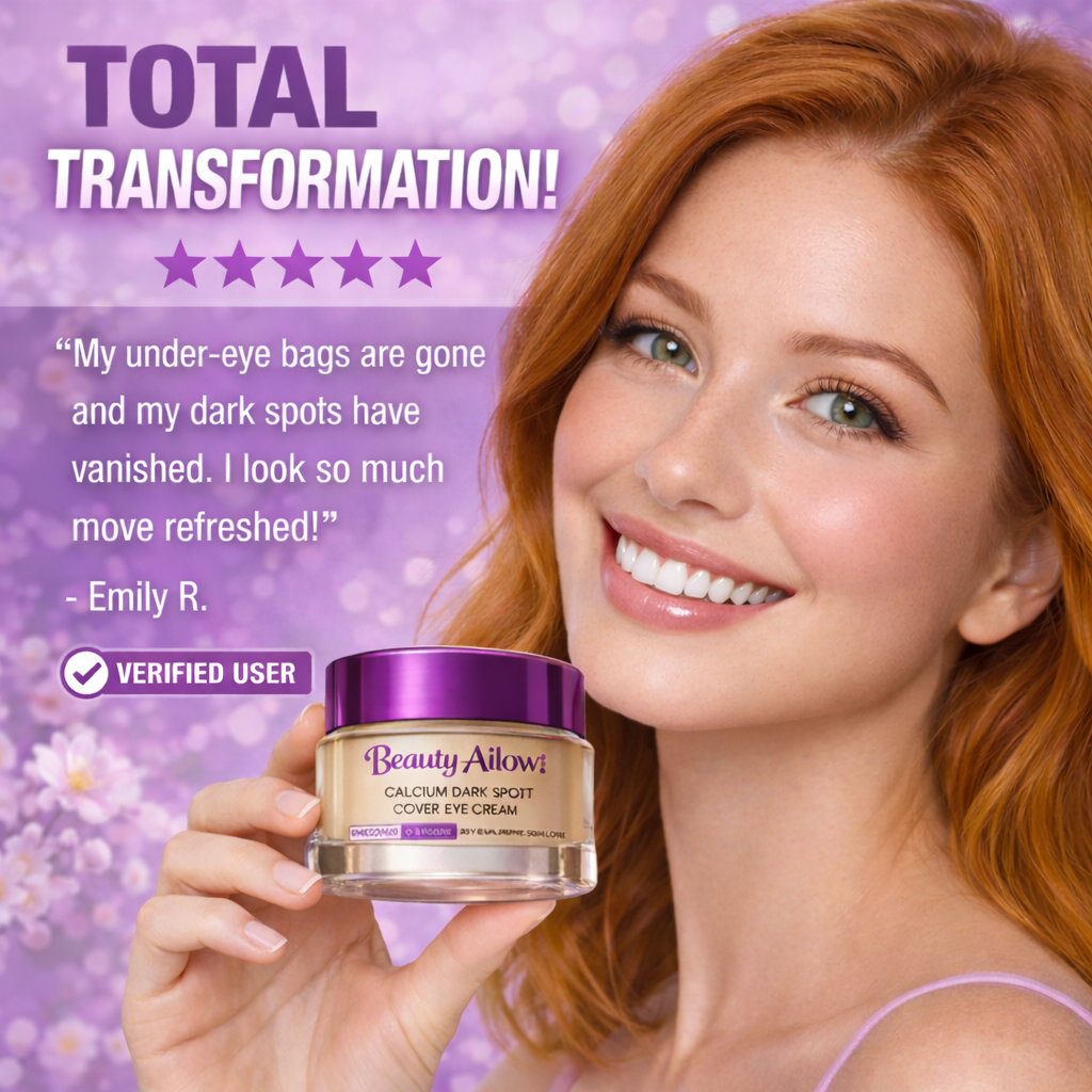 Beauty Ailow Brightening Eye Cream for Dark Circles & Puffiness with Hyaluronic Acid — Lightweight Daily Under Eye Cream-YFL