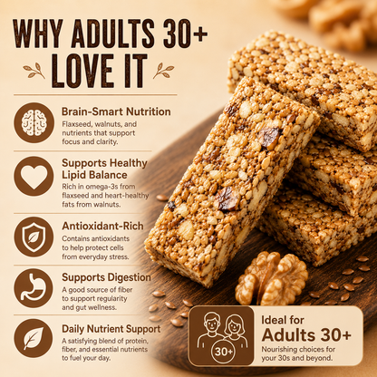 No Sucrose Flaxseed Walnut Crisps – Crunchy Snack for Smart Sugar Choices-ASS1
