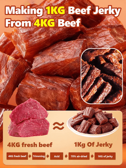 Add high-protein pure beef jerky-ASS1