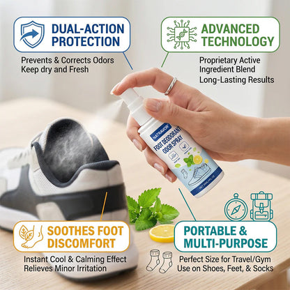 Foot Deodorant Odor Spray-QDL