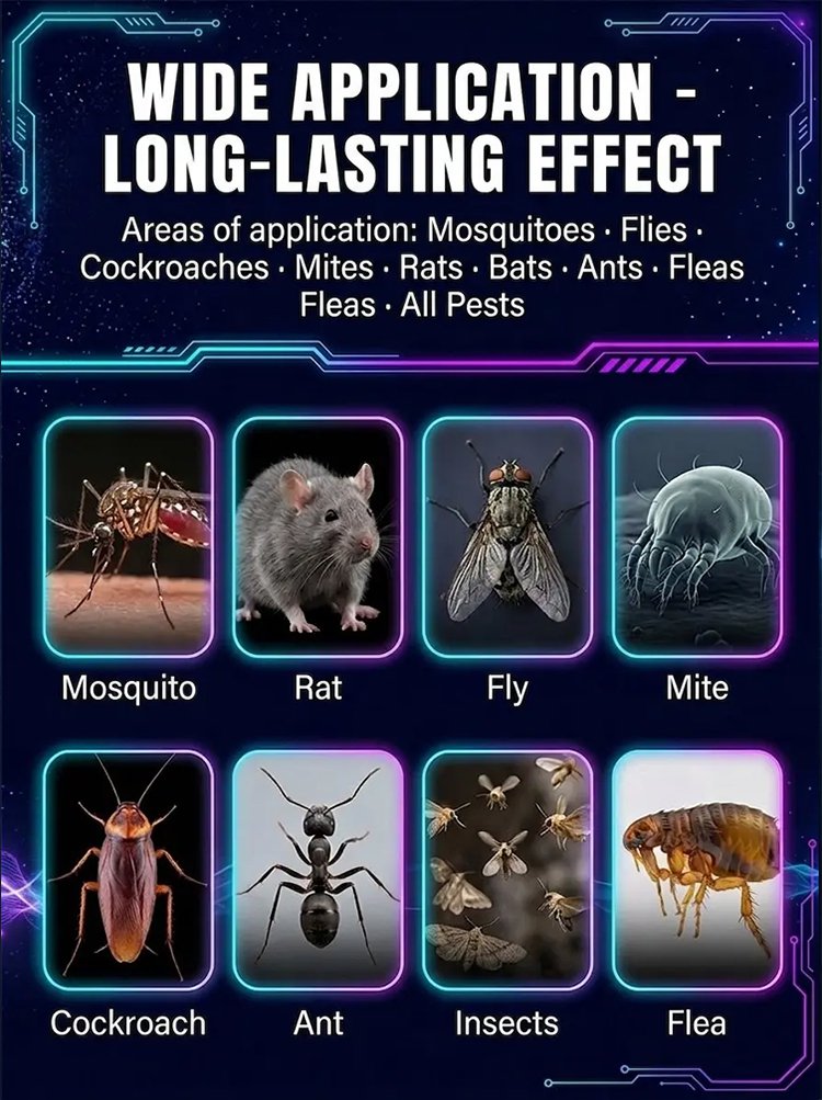 🛡️ Ultrasonic Pest Repeller | Powerful Mouse & Insect Deterrent for Home-FD6U