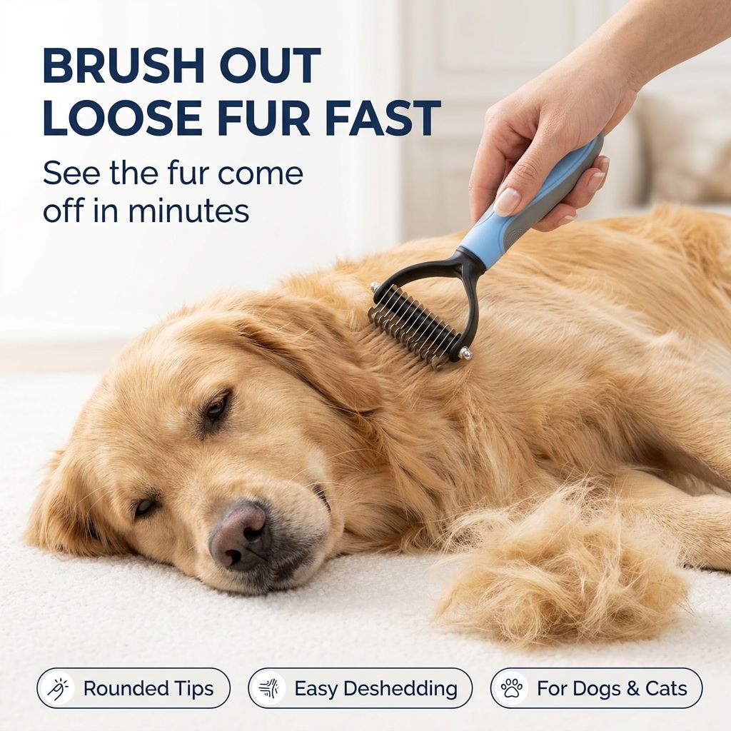 Brush Out Loose Fur Before It Takes Over Your Home-QDL