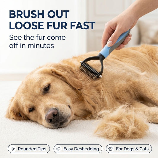 Brush Out Loose Fur Before It Takes Over Your Home-QDL