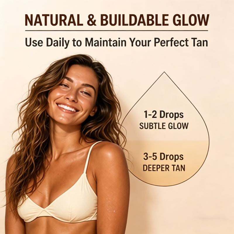 ☀️Beauty Ailow Facial Tanning Serum✨Natural Sun-Kissed Glow 💧 Lightweight & Buildable-PGL