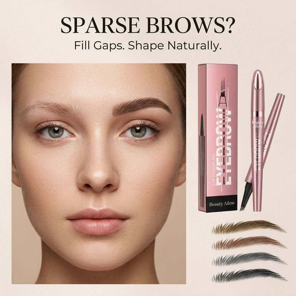 Beauty Ailow 4-Tip Brow Pen-QDL
