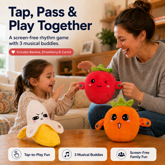 Musical Play Buddies 3-Piece Family Rhythm Game Set-ASS1