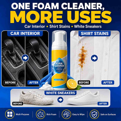 Messy Car? Stained Shirt? White Sneakers? Foam Fixes All-ASS1