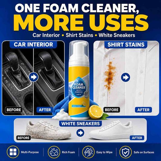 Messy Car? Stained Shirt? White Sneakers? Foam Fixes All-ASS1