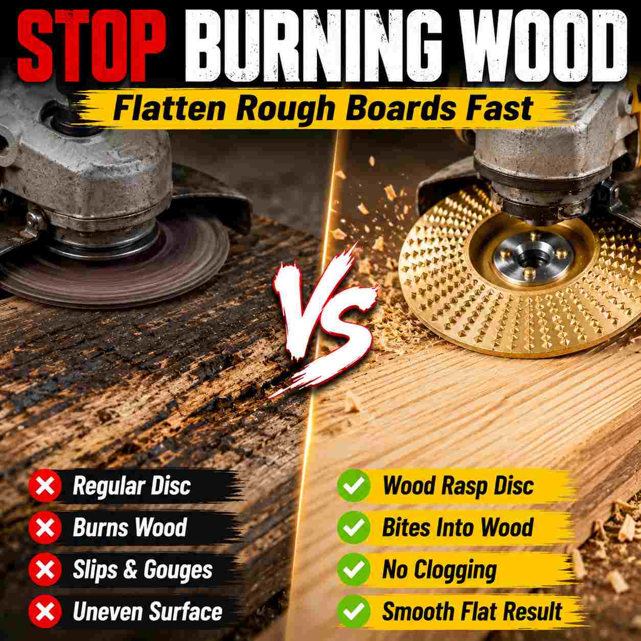 Ditch the Sanding Sheets — Flat Disc Smooths Wood Instantly!-ASS1