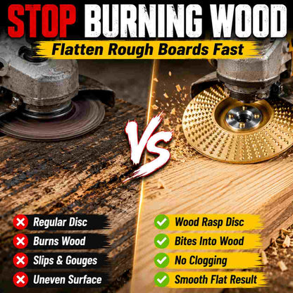 Ditch the Sanding Sheets — Flat Disc Smooths Wood Instantly!-ASS1