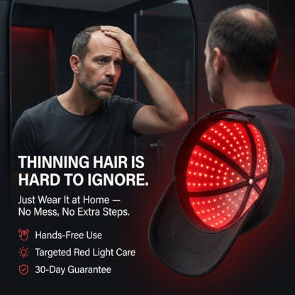 Thinning Hair? Don’t Wait — Wear This Red Light Cap at Home Tonight-QDL