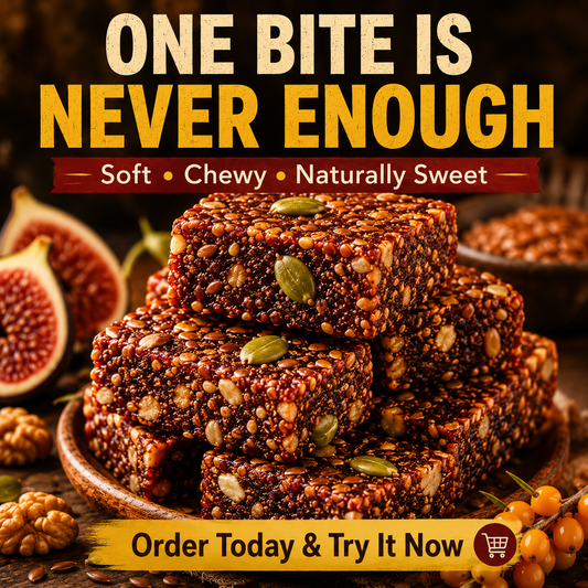 Fig & Flaxseed Cake Bites – Chewy Fruit, Nut & Seed Snack-ASS1