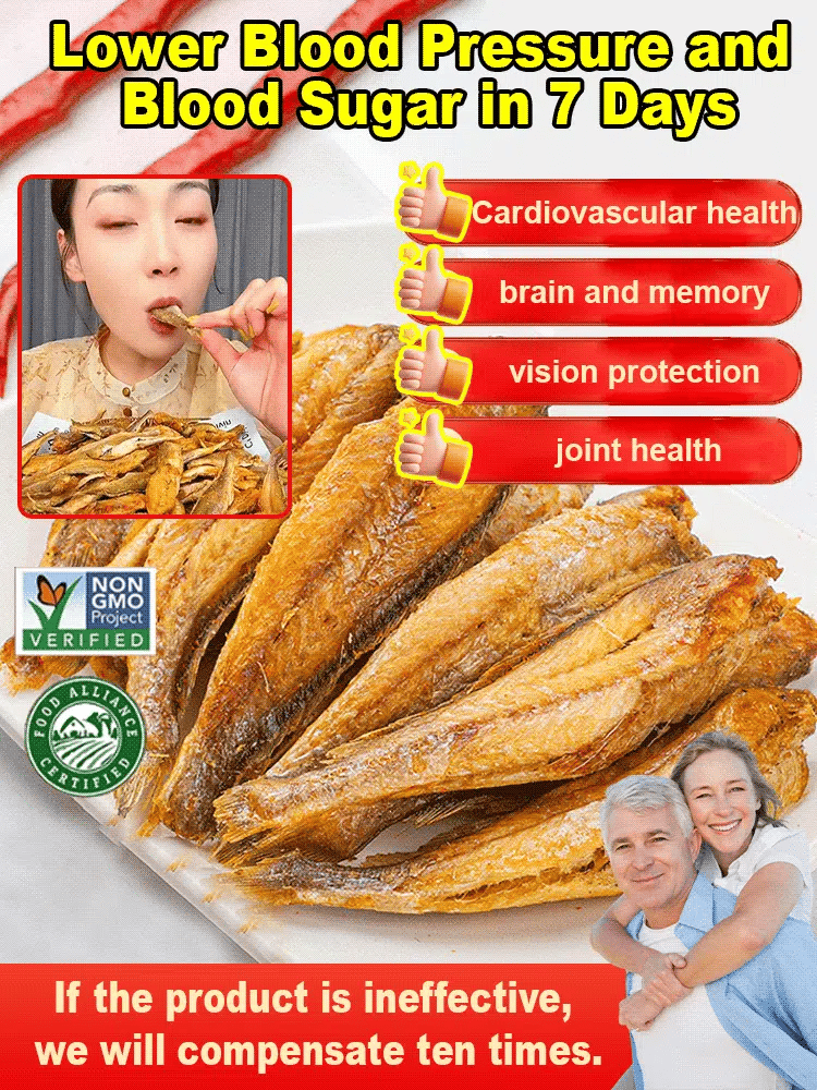 High-protein ready-to-eat deep-sea fish crisps-FD6U