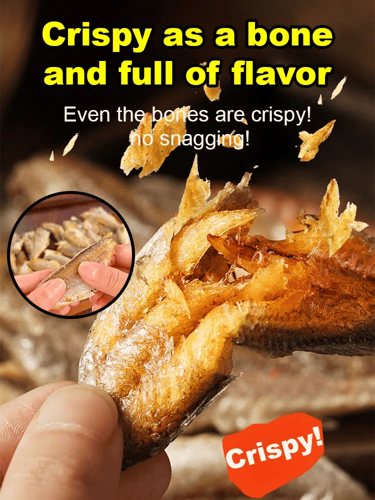 High-protein ready-to-eat deep-sea fish crisps-ASS1