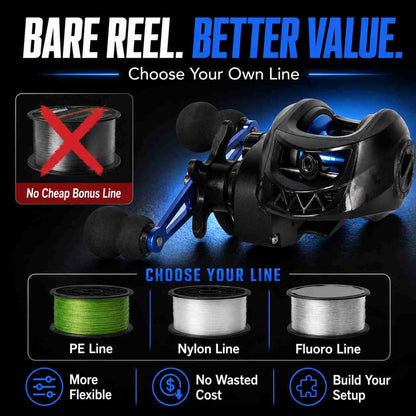 7.1:1 Gear Ratio Reel — Smooth Action, Big Brand Feel, Small Price-ASS1