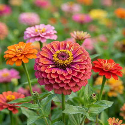 Grow Stunning, Colorful Zinnias at Home — Easy for Beginners-QDL