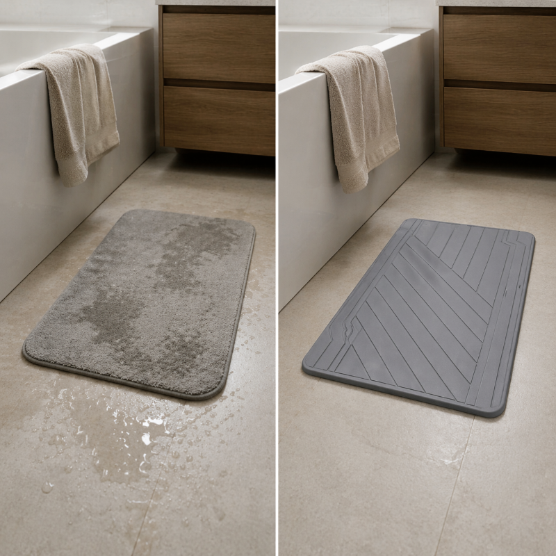 Quick-Dry Stone Bath Mat | Ultra Absorbent, Non-Slip & Easy to Clean-PGL