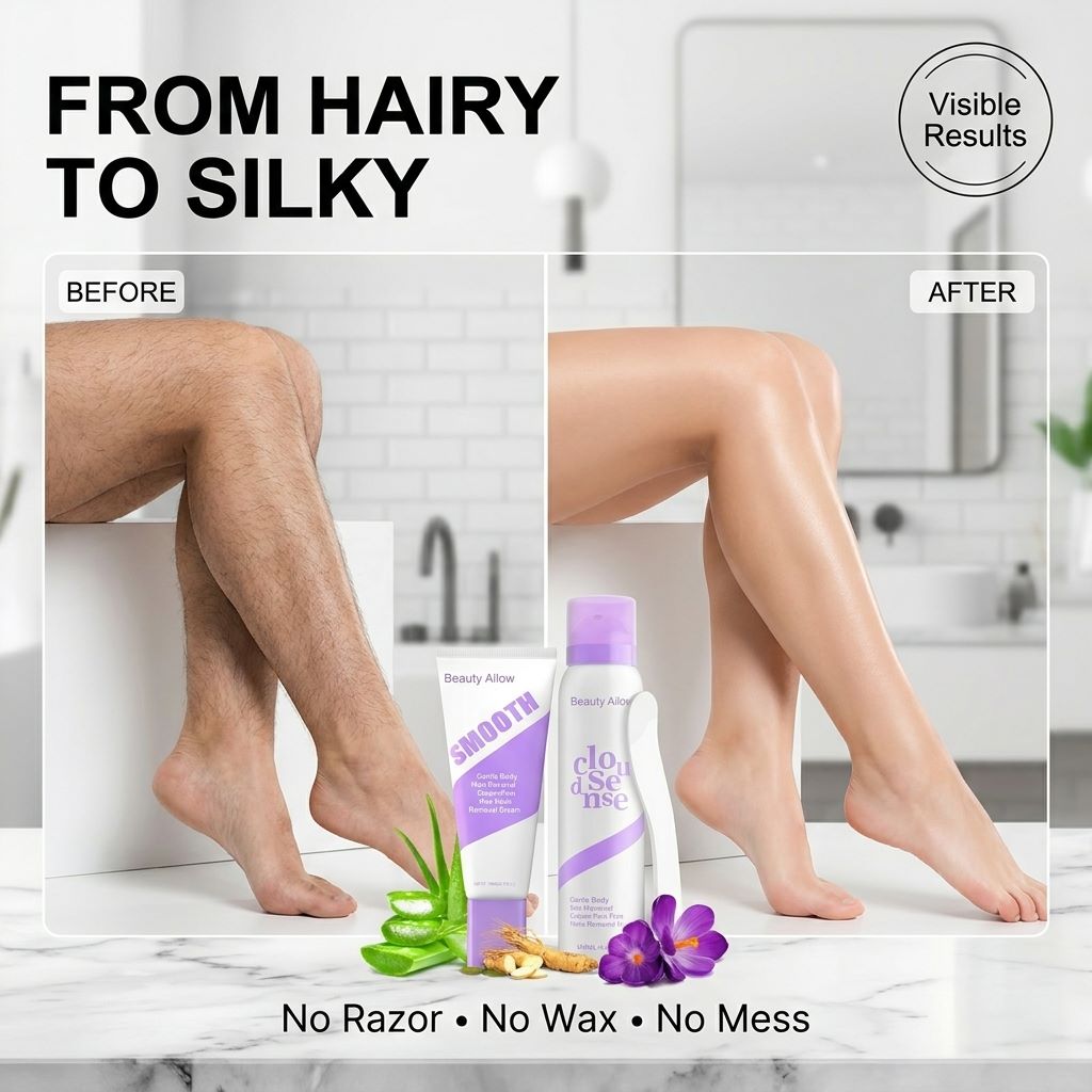Smooth Skin In 10 Minutes — Stop Shaving The Hard Way ✨-QDL