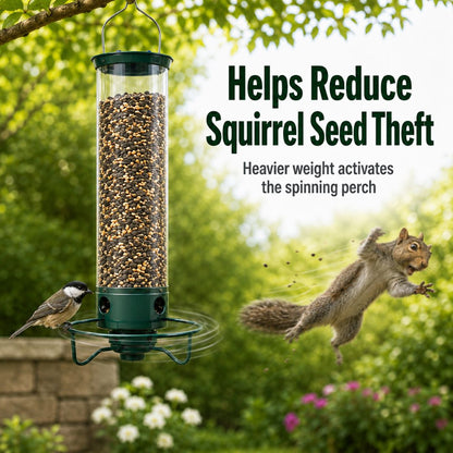 Weight-Activated Spinning Bird Feeder | Helps Deter Squirrels & Save Bird Seed-ASS1
