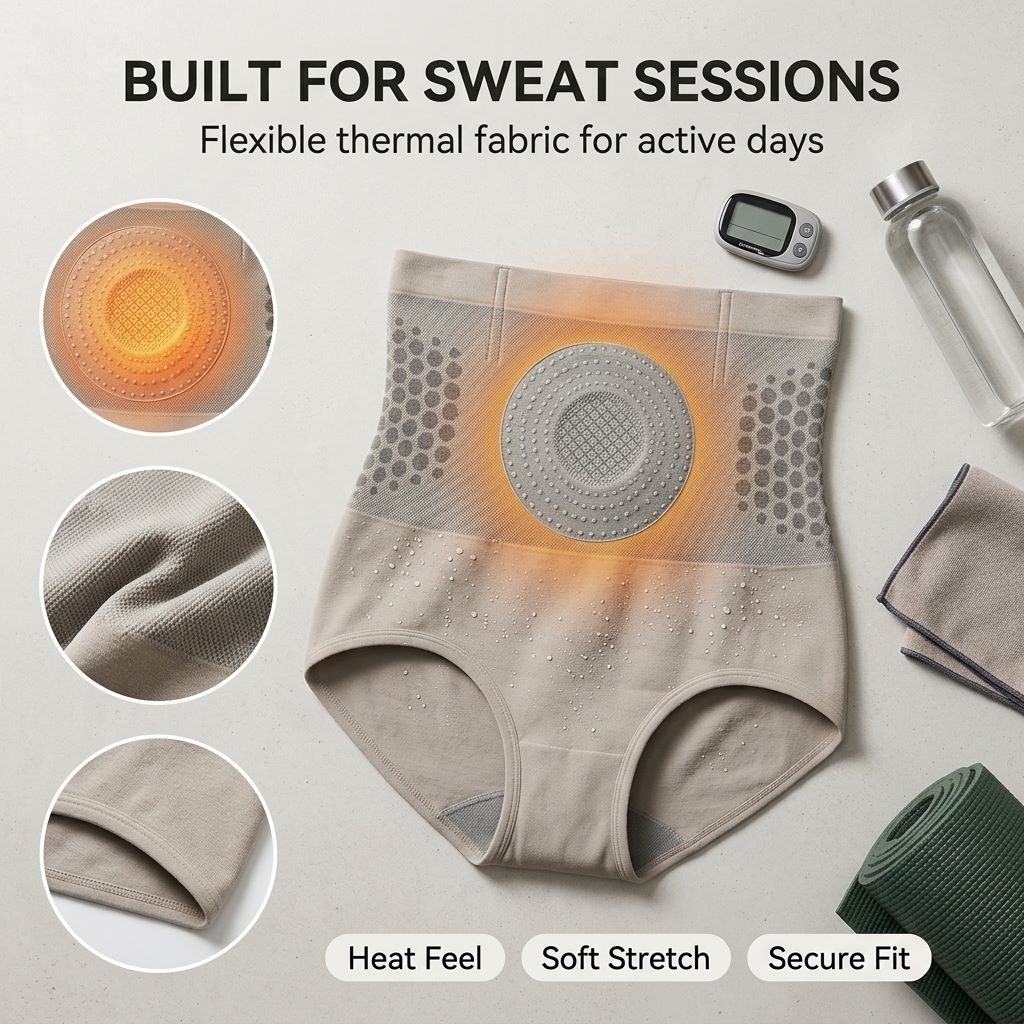 Thermal Sweat Shaping Shorts｜No Gym. Just Waist-Focused Heat-QDL