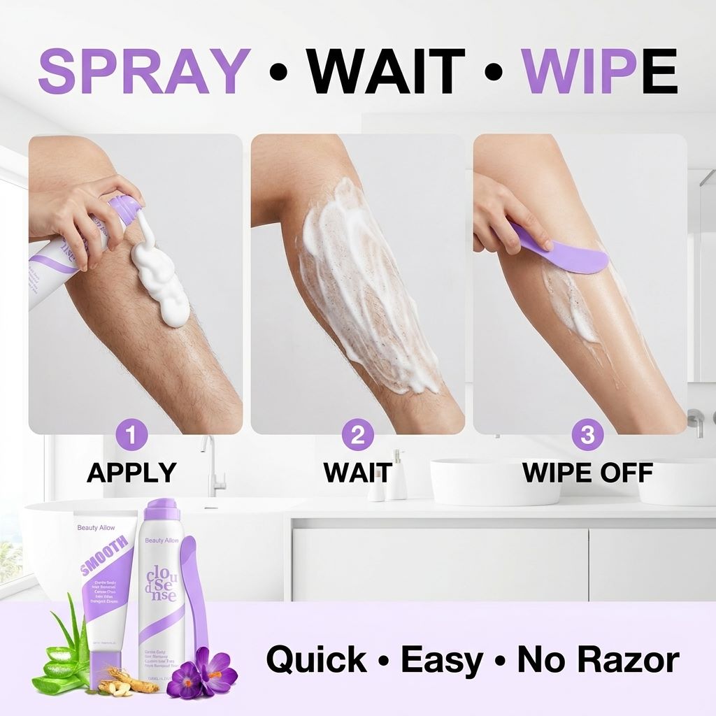 Smooth Skin In 10 Minutes — Stop Shaving The Hard Way ✨-QDL