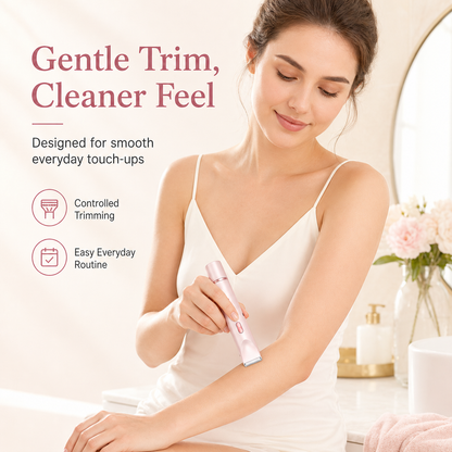 Beauty Ailow 2-in-1 Women’s Grooming Trimmer for Face, Body & Bikini Line-ASS1