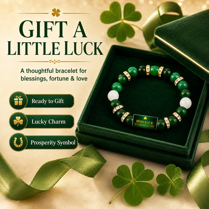 Irish Luck Bracelet for 2026 | Lucky Green Beaded Gift for Everyday Style-ASS1