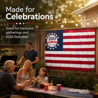 America 250th Anniversary Flag|1776–2026 Commemorative Display Banner-ASS1