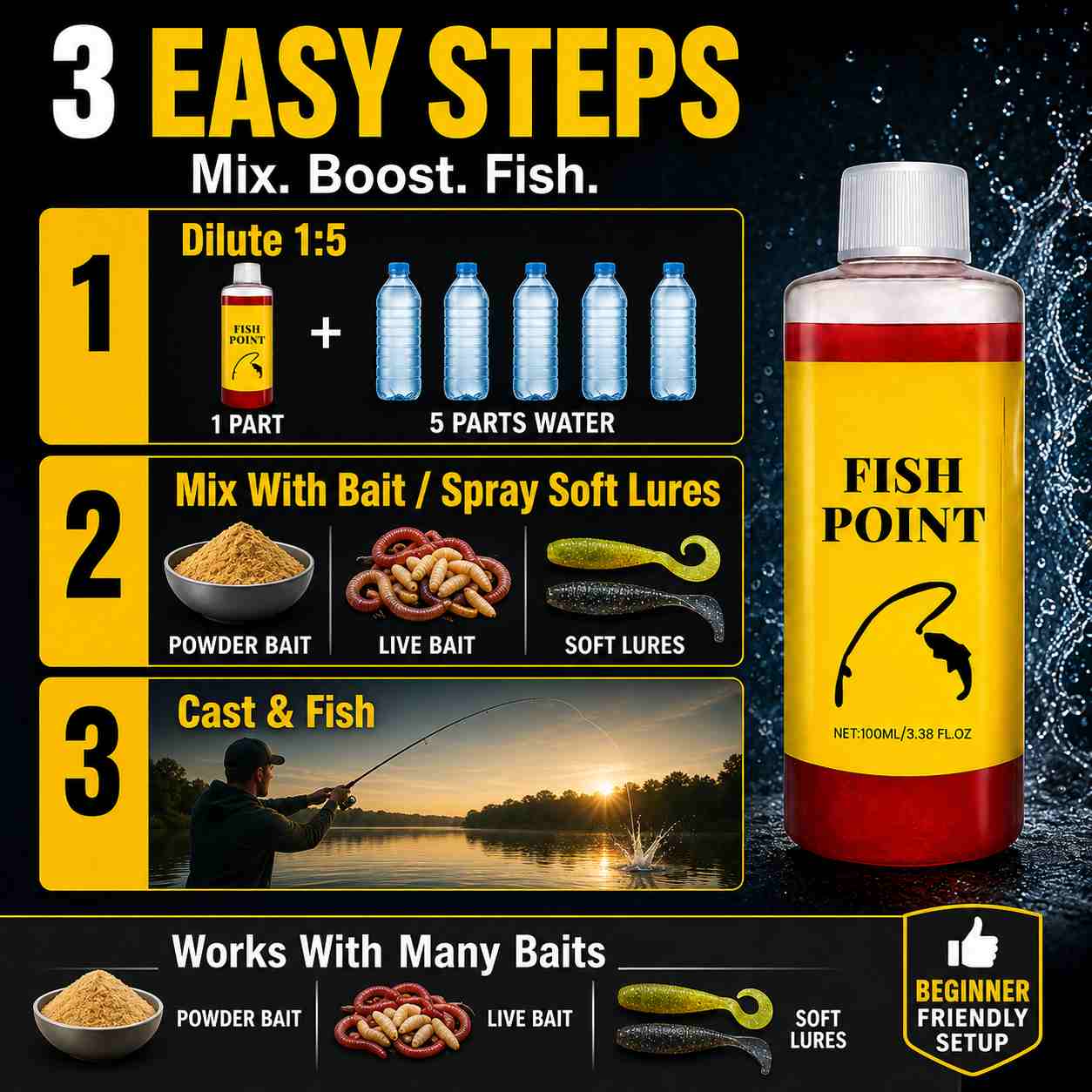 Red Worm Scent Attractant – Boost Any Bait Effortlessly-ASS1