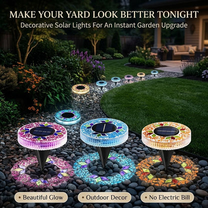 Turn Any Dark Walkway Into a Beautiful Solar Glow Path-QDL