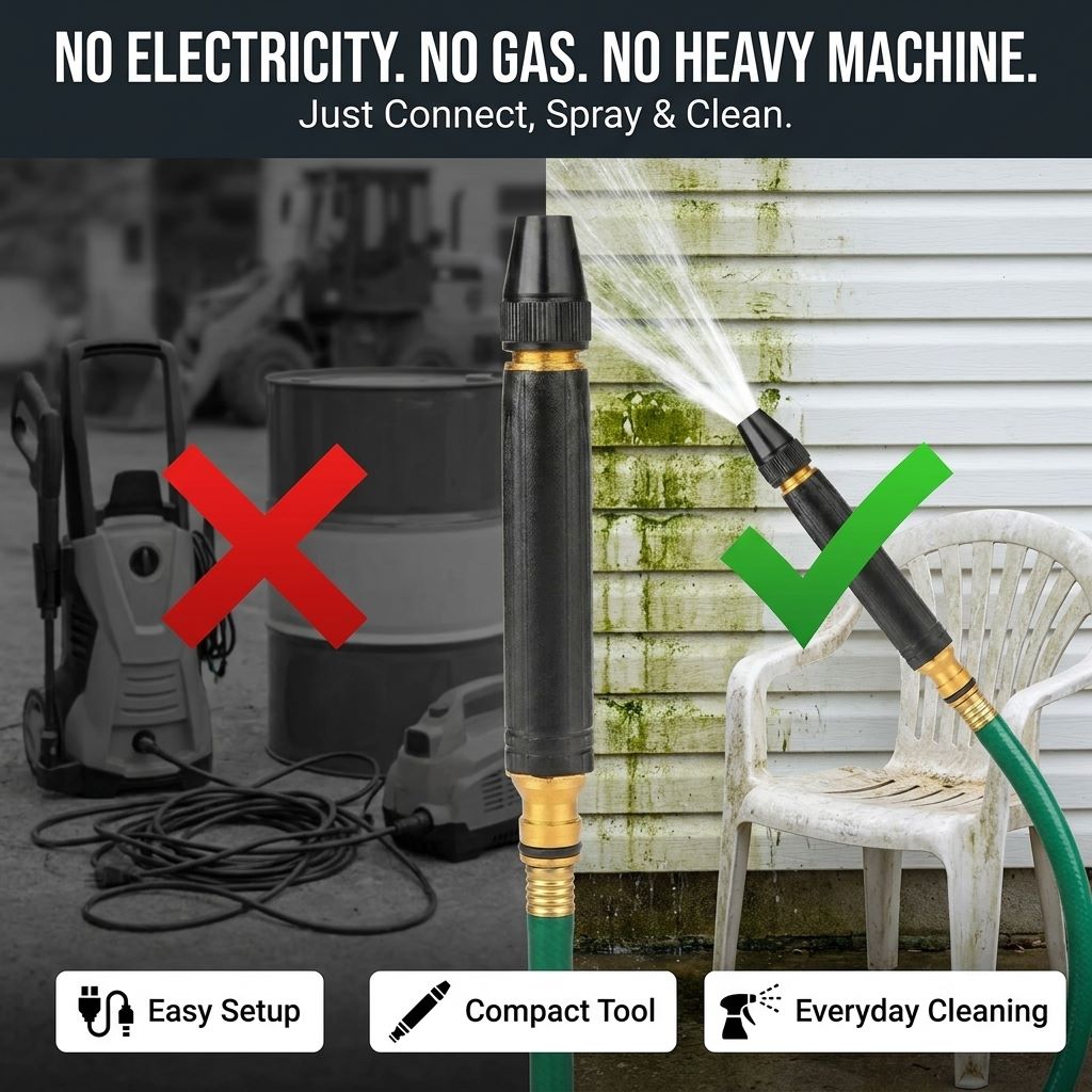 Weak Hose? Turn It Into a Power Cleaning Tool-QDL