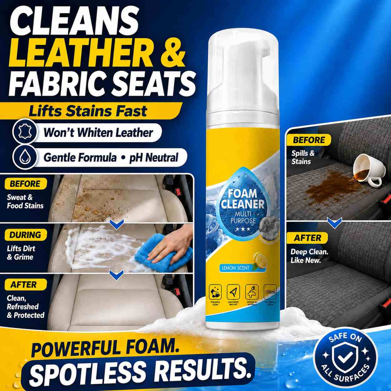 Messy Car? Stained Shirt? White Sneakers? Foam Fixes All-ASS1