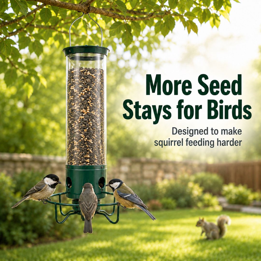 Weight-Activated Spinning Bird Feeder | Helps Deter Squirrels & Save Bird Seed-ASS1
