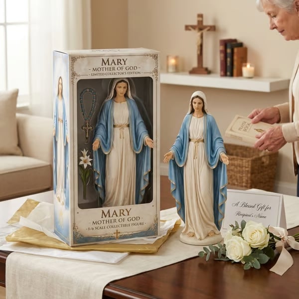 ✝️Limited Edition Virgin Mary Collectible Figure – A Sacred Keepsake of Faith & Grace-QDL