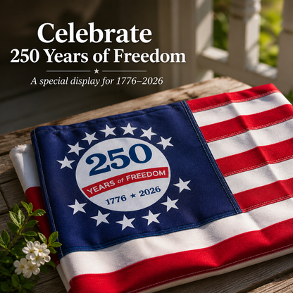 America 250th Anniversary Flag|1776–2026 Commemorative Display Banner-ASS1