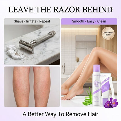 Smooth Skin In 10 Minutes — Stop Shaving The Hard Way ✨-QDL