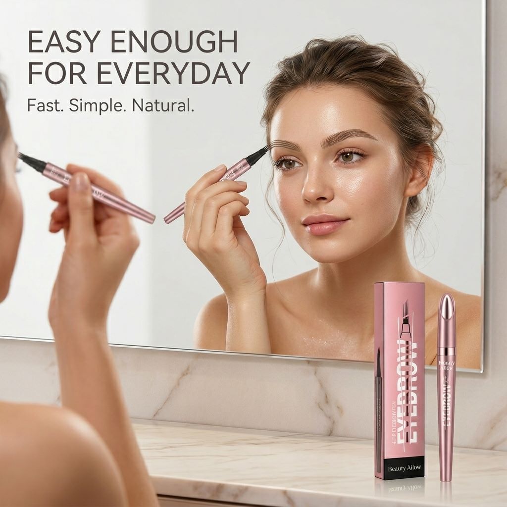 Beauty Ailow 4-Tip Brow Pen-QDL