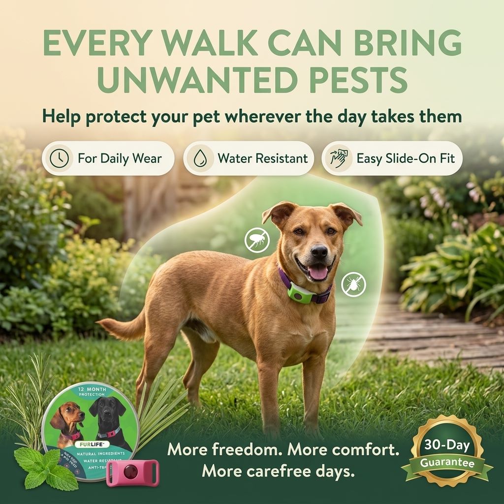 Fleas & Ticks Don’t Wait — Clip On Daily Defense Before The Next Walk-QDL