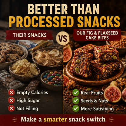 Fig & Flaxseed Cake Bites – Chewy Fruit, Nut & Seed Snack-ASS1