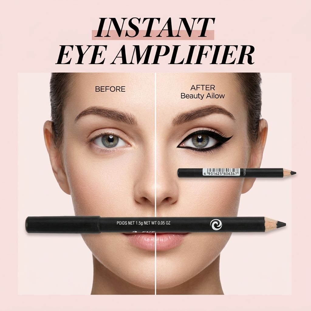 ✨ Your Dream Eyes in 3 Minutes! Beauty Ailow Ultra-Smooth Eyeliner 👁️ Zero Smudges, Easy Glide 🖤 (Flash Sale: 50% OFF) 🎉-QDL
