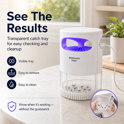 Quiet Indoor Mosquito Trap – USB Powered, No Sprays or Refills-ASS1