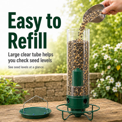 Weight-Activated Spinning Bird Feeder | Helps Deter Squirrels & Save Bird Seed-ASS1
