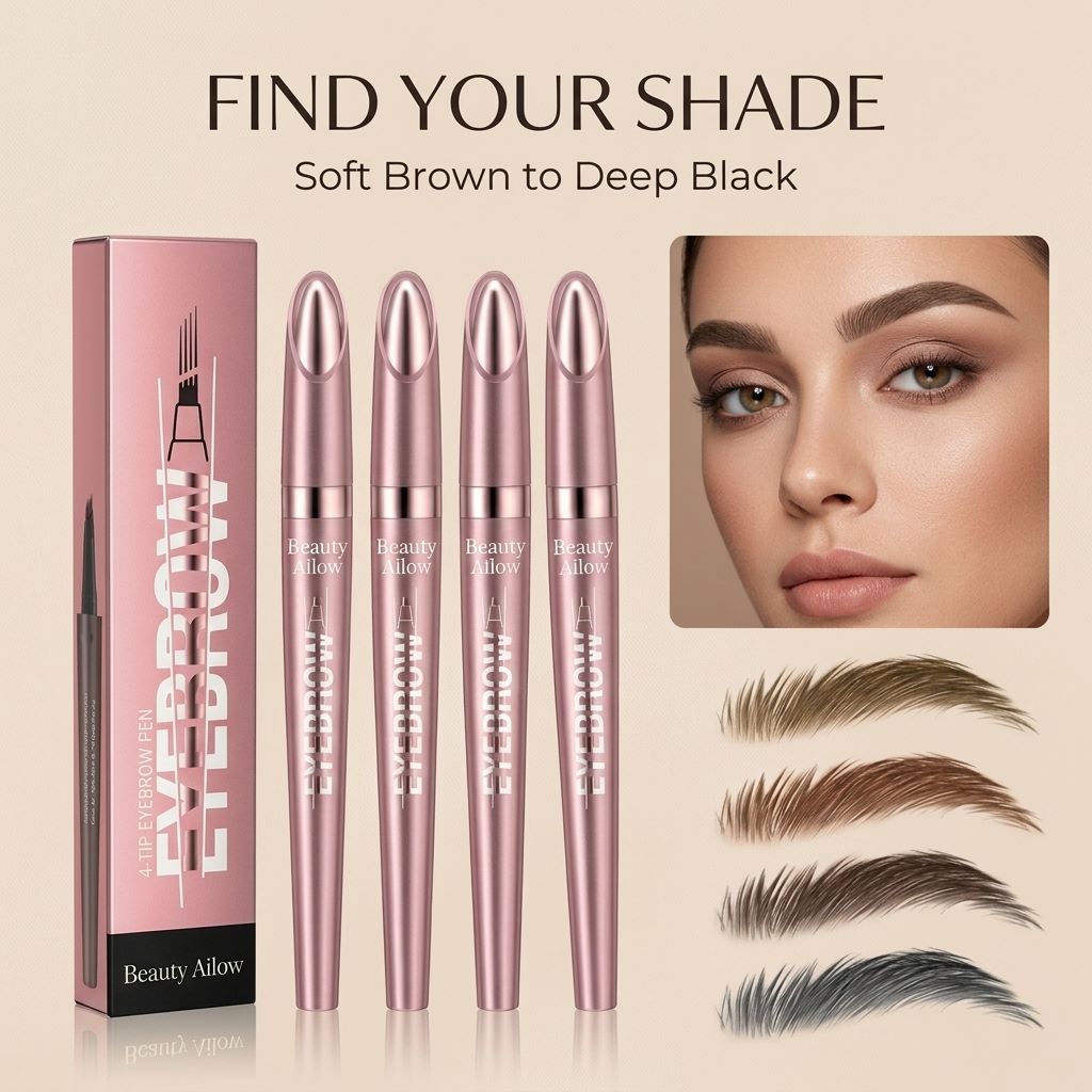 Beauty Ailow 4-Tip Brow Pen-QDL