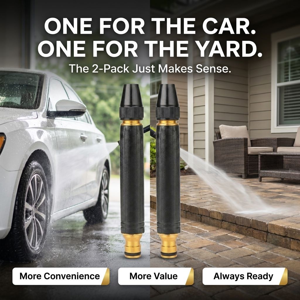 Weak Hose? Turn It Into a Power Cleaning Tool-QDL