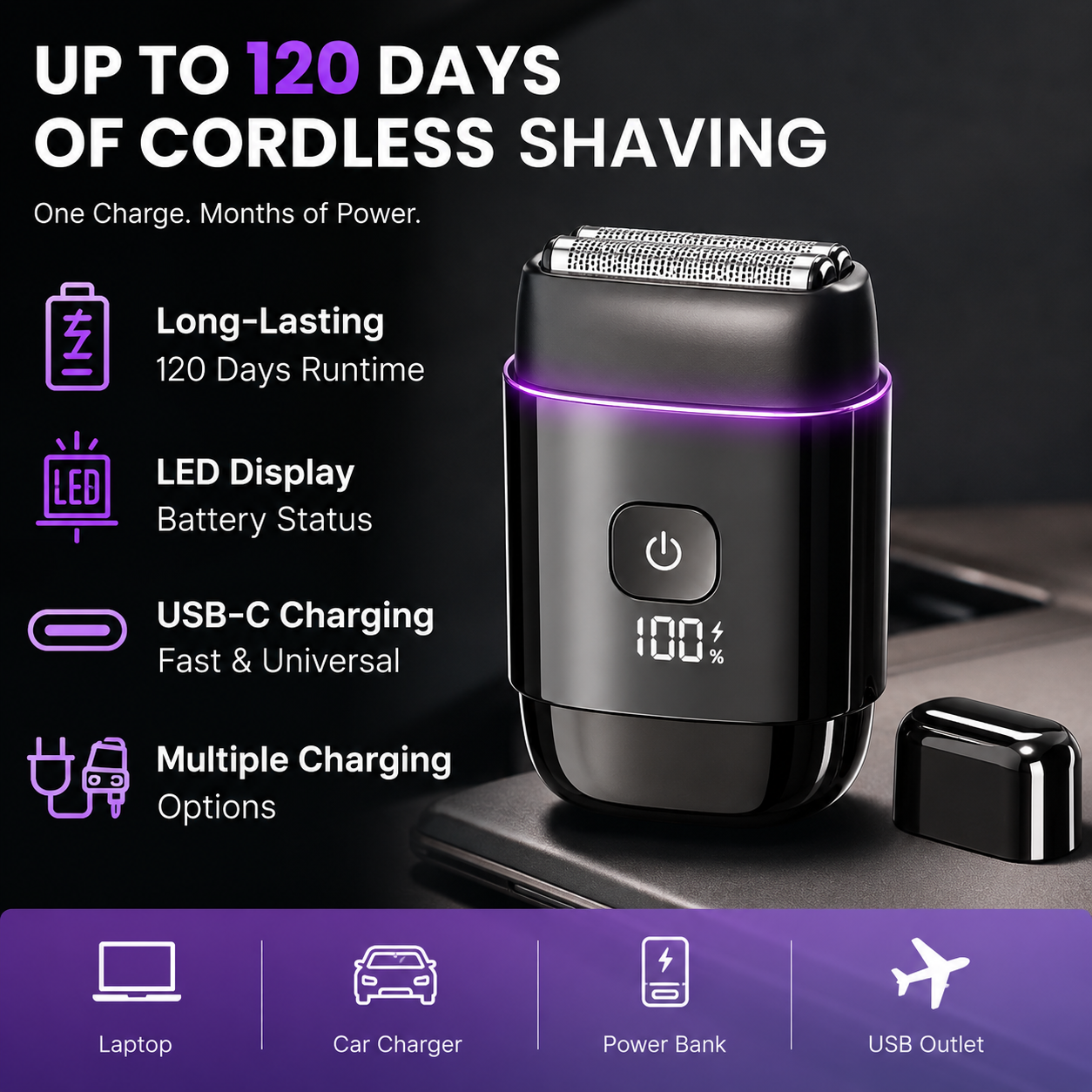 ⚡ Electric Foil Shaver for Men-QDL