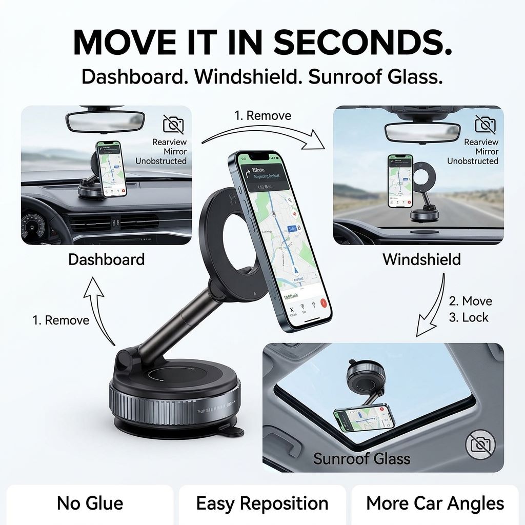Stop Letting Your Phone Slide Around Your Car-QDL