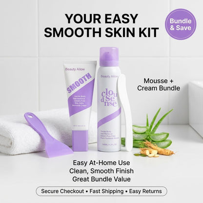 Smooth Skin In 10 Minutes — Stop Shaving The Hard Way ✨-QDL