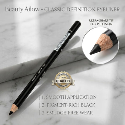 ✨ Your Dream Eyes in 3 Minutes! Beauty Ailow Ultra-Smooth Eyeliner 👁️ Zero Smudges, Easy Glide 🖤 (Flash Sale: 50% OFF) 🎉-QDL